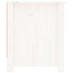 vidaXL Armoire à chaussures Blanc 110x38x45 5 cm Bois de pin massif