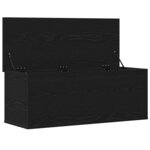 vidaXL Boîte de Rangement Chêne noir 90 x 35 x 35 cm Bois d'ingénierie