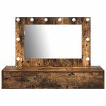 vidaXL Table de Toilette Marron 100 x 40 x 70 cm Bois d'ingénierie