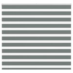 vidaXL Store zèbre gris foncé largeur du tissu 150 9 cm polyester