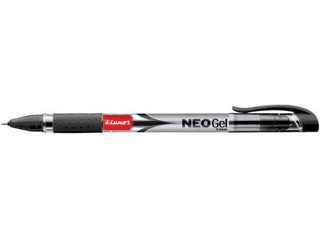 Stylo 'Neo Gel 05' Pointe aiguille Fine Noir LUXOR