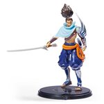 League of legends - figurine 10 cm yasuo officielle - 6062259 - avec 12 points d'articulation & accessoires - jouet collection