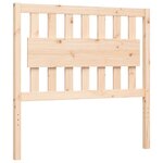 vidaXL Cadre de lit sans matelas 100x200 cm bois massif de pin