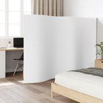 vidaXL Cloison de séparation blanc largeur 400 cm hauteur 165 cm bambou
