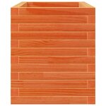 vidaXL Jardinière cire marron 70x40x45 5 cm bois de pin massif