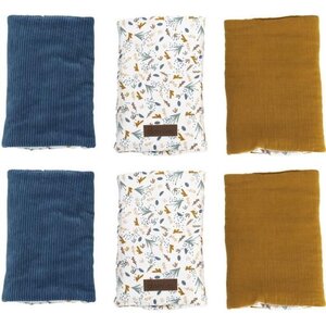 Tour de lit Au fil de l'eau - Modulable - x6 - Ouvert 40 x 25 cm/fermé 17 5 x 25 cm