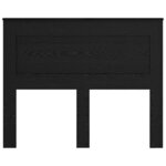 vidaXL Tête de lit Chêne noir 120 cm Bois d'ingénierie