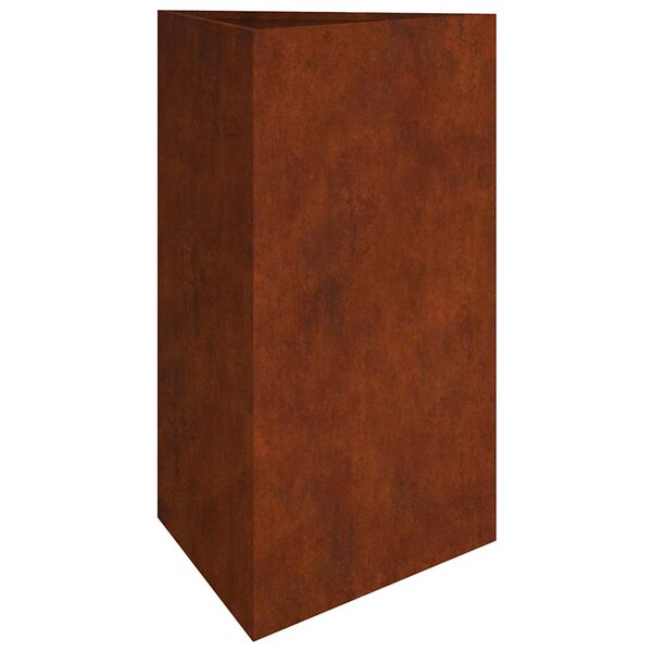 vidaXL Jardinière 50x43x75 cm acier corten