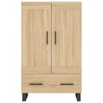 vidaXL Buffet haut chêne sonoma 69 5x31x115 cm bois d'ingénierie