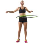 TUNTURI Cerceau Hula Hoop pour abdos 1.2kg vert