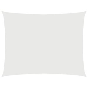 vidaXL Voile de parasol tissu oxford rectangulaire 2x3 m blanc