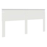 vidaXL Tête de lit avec tête de lit Blanc 180 cm Bois d'ingénierie