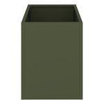vidaXL Cache-pot de jardin Vert olive 50 x 32 x 40 cm