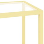 vidaXL Étagère transparent 100x36x90 cm verre trempé