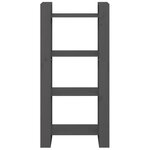 vidaXL Bibliothèque/Séparateur de pièce Gris 60x35x125 cm Bois massif