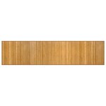 vidaXL Tapis rectangulaire naturel 70x300 cm bambou