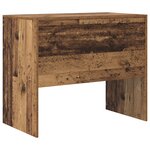 vidaXL Bureau d'écriture - Bois ancien Bois de récup Panneau de particules