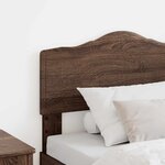vidaXL Tête de lit Chêne brun 100 cm Bois d'ingénierie