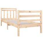 vidaXL Cadre de lit sans matelas bois massif