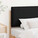 vidaXL Tête de lit capitonnée Naturel et Noir 100 cm Pin massif