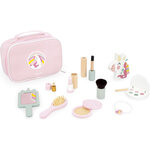 Coffret maquillage - Jouets en bois - Enfant dès 3 ans - Vanity Licorne - 10 accessoires - Janod