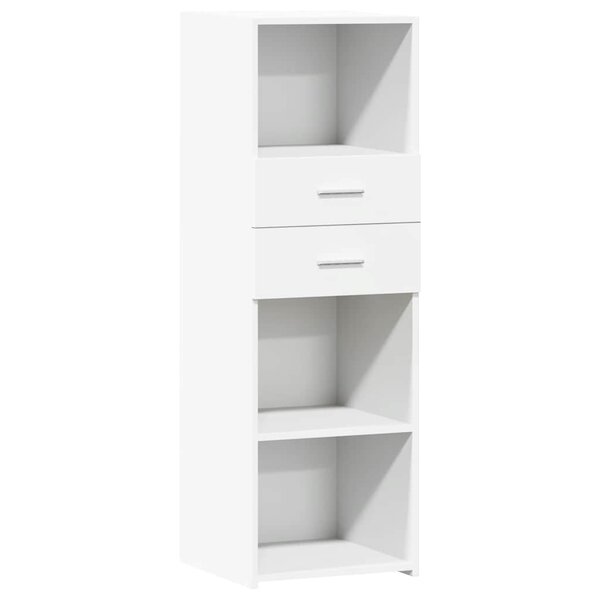 vidaXL Buffet haut blanc 40x42 5x124 cm bois d'ingénierie