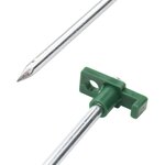 vidaXL Piquets de tente 24 Pièces 25 cm 7 mm acier galvanisé et PP