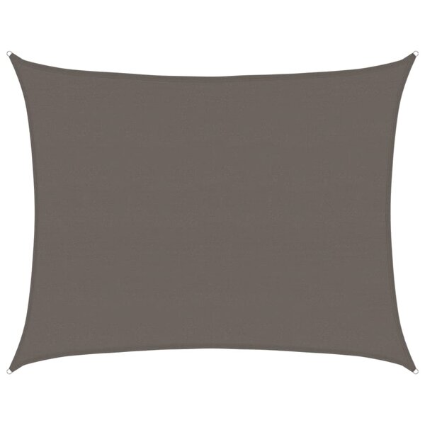 vidaXL Voile d'ombrage 160 g/m² Anthracite 6x8 m PEHD