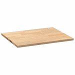 vidaXL Plan de travail de cuisine bois de chêne massif rectangulaire