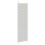vidaXL Store plissé gris clair 60x200 cm largeur du tissu 59 4 cm
