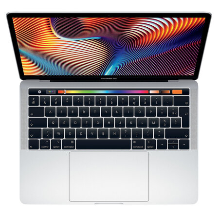 Macbook pro touch bar 13" i5 2 ghz 16 go ram 512 go ssd argent (2020) - parfait état