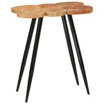 vidaXL Table de bar en rondins 90x54x105 cm bois d'acacia solide