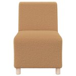 vidaXL Unité de Sofa Modulaire Sans Accoudoirs 2 Pièces Beige
