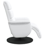 vidaXL Fauteuil inclinable Blanc 98 x 71 x 106 cm PU