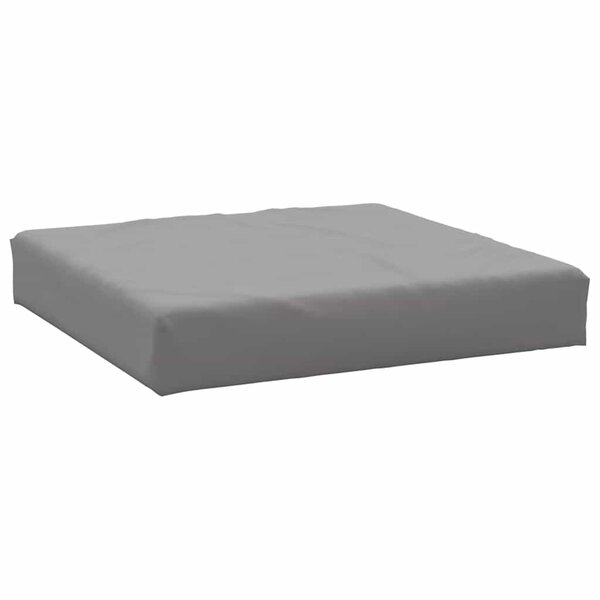 vidaXL Coussin de palette gris 60x60x9 5 cm tissu oxford