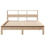 vidaXL Cadre de lit sans matelas 150x200 cm bois de pin massif