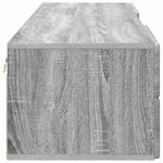 vidaXL Meuble TV Sonoma gris 150 x 39 x 30 cm Bois d'ingénierie