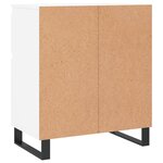 vidaXL Buffet Blanc 60x35x70 cm Bois d'ingénierie