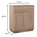Finori Commode Chester 01A Chêne sonoma