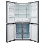 CONTINENTAL EDISON CERANF544DDIX - Réfrigérateur multi portes - 467 L (327L + 140 L) - No frost - A+ - L 83,3 x H 177,5 cm - Inox