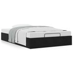 vidaXL Cadre de lit ottoman sans matelas noir 120x200 cm velours