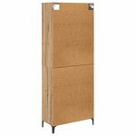 vidaXL Haut Armoire Chêne artisanal 69 5 x 34 x 180 cm