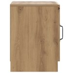 vidaXL Cabinet de chevet 2 pc Chêne artisanal 43 x 34 5 x 47 cm