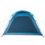 vidaXL Tente de camping 4 personnes bleu libération rapide imperméable