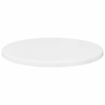 vidaXL Plateau de table Blanc brillant 30 x 30 x 1 5 cm