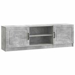 vidaXL Meuble TV Gris béton 150 x 31 x 47 cm Bois d'ingénierie