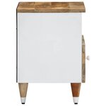 vidaXL Tables de chevet 2 Pièces 40x33x46 cm Bois de manguier solide