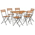 vidaXL Ensemble de bistro pliable 7 Pièces bois d'acacia solide et acier