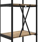 vidaXL Étagère chêne artisanal 40 x 30 x 109 cm Bois d'ingénierie