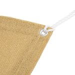 vidaXL Tapis de tente sable 400x500 cm PEHD